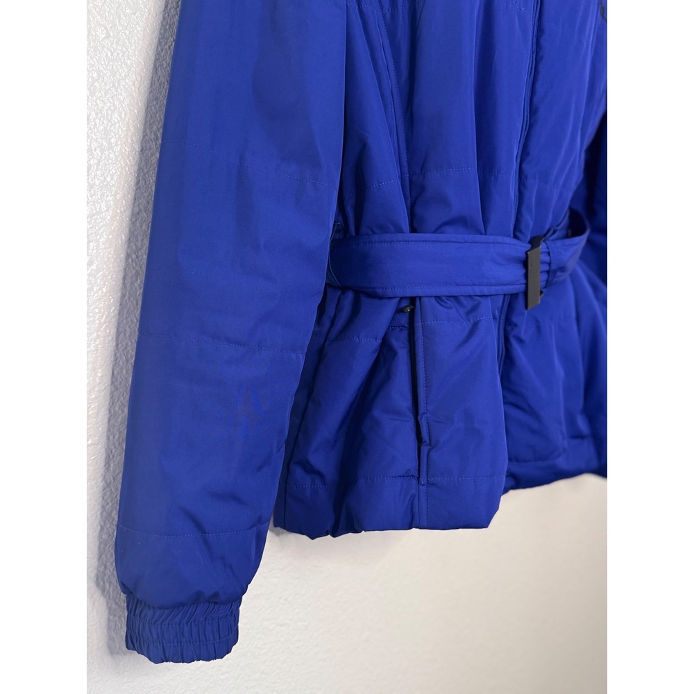 Vintage Lauren Active Ralph Lauren Belted Puffer Jacket Royal Blue L Gorpcore - Picture 15 of 15
